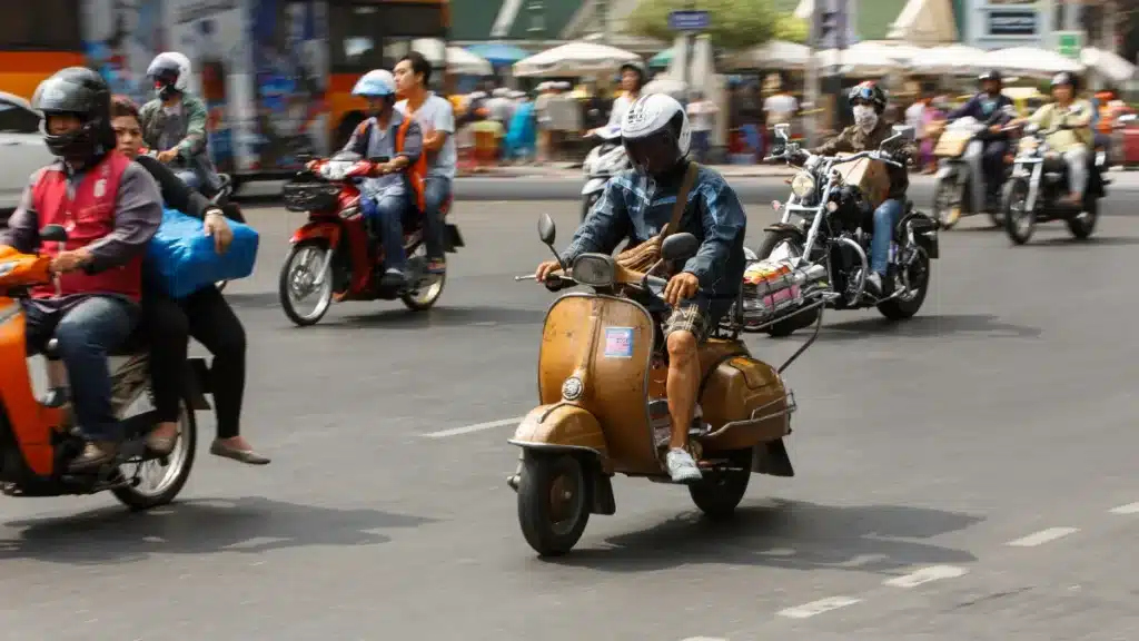 Andar de moto é perigoso